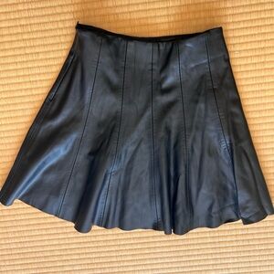 Zara faux leather mini skirt